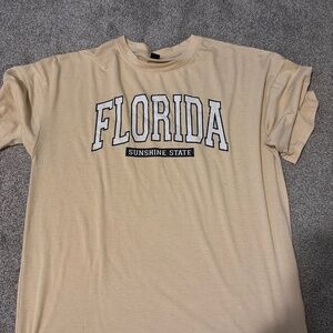 Yellow Florida T shirt
